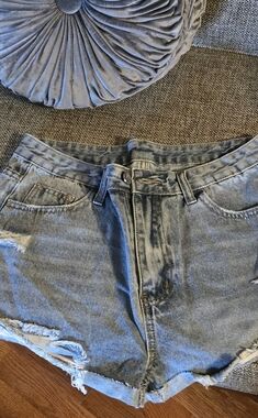 SHEIN Blue Denim Shorts